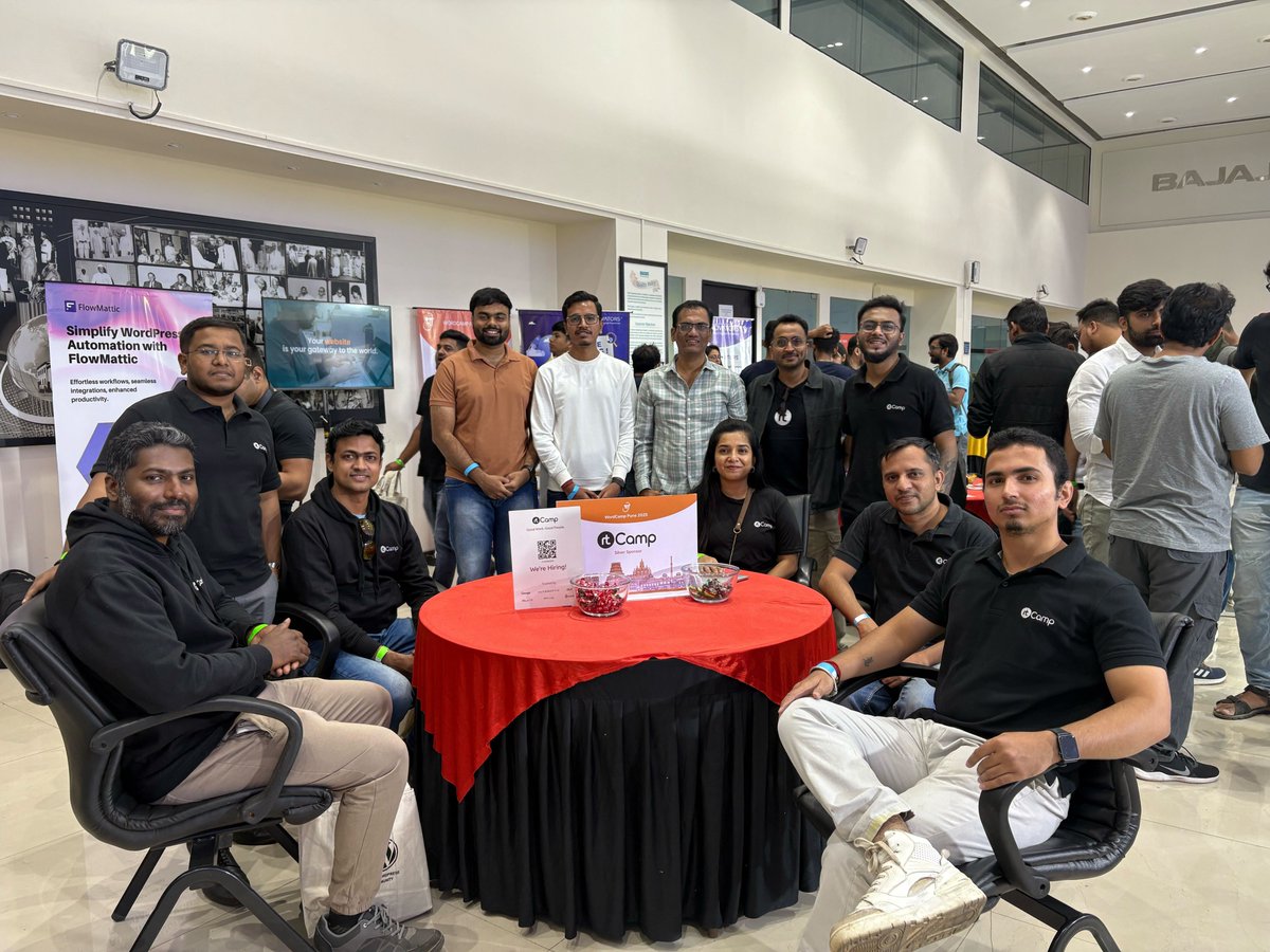 rtCamp (@rtcamp) on Twitter photo 🤝Always great to connect, share, and learn with the community at <a href="/WordCampPune/">WordCamp Pune 2026 #WCPune</a> 2025.
📢Shoutout to the organizers and volunteers for an amazing event.
#WCPune #rtCamp 🤝Always great to connect, share, and learn with the community at <a href="/WordCampPune/">WordCamp Pune 2026 #WCPune</a> 2025.
📢Shoutout to the organizers and volunteers for an amazing event.
#WCPune #rtCamp