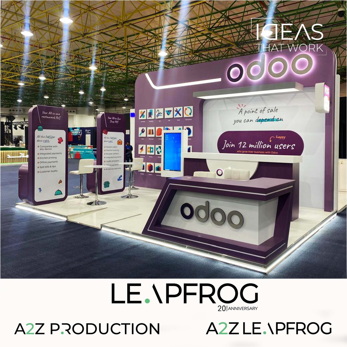 a2zproduction's tweet photo. Our ODOO production in Kuwait is the dream team.
https://t.co/gtgsr1k63i
#leapfrogegypt #a2zleapfrog #ideasthatwork #egypt #leapfrog #eventsinegypt #events #protouchleapfrog #cairo #kuwait #location #event #corporateevents #eventplanning #odoo
Ideas that work https://t.co/7TpFogYo7M