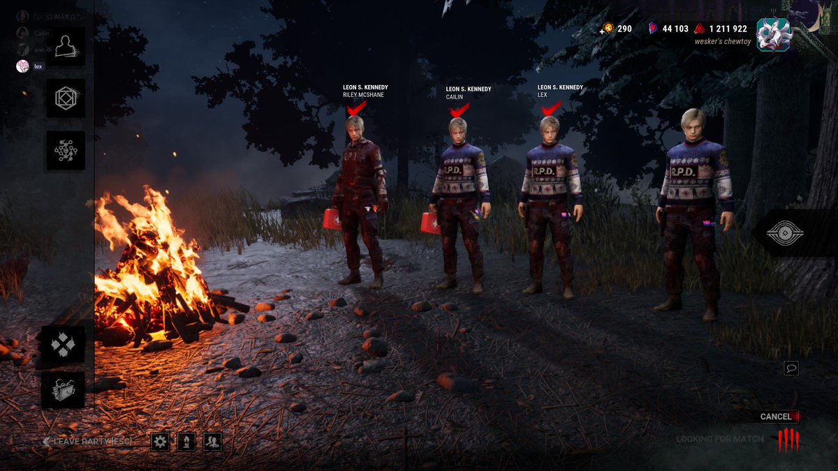 it’s fine we’re only playing dbd with the Leon Kennedy VA 😭