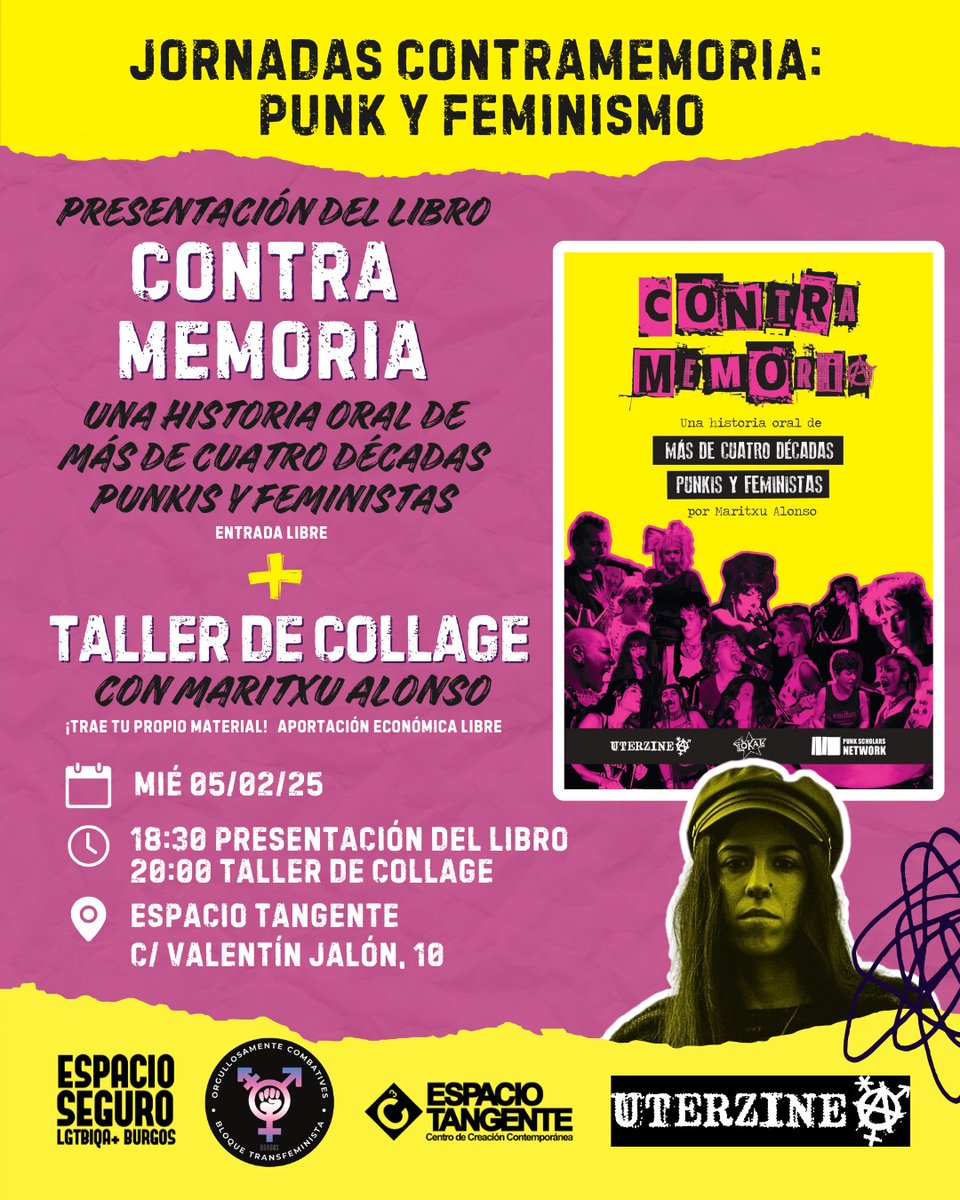 DiariodeVurgos's tweet image. Jornada de contramemoria: punk y feminismo: diariodevurgos.com/dvwps/jornadas…