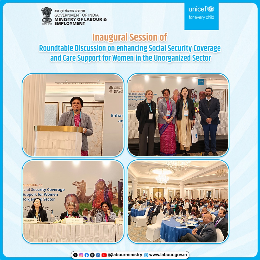The session set the stage for impactful discussions on women’s empowerment and the vision for #ViksitBharat. <a href="/SumitaDawra/">Sumita Dawra</a> , Secretary, M/o Labour &amp; Employment, emphasized role of women in economic growth.(1/2)