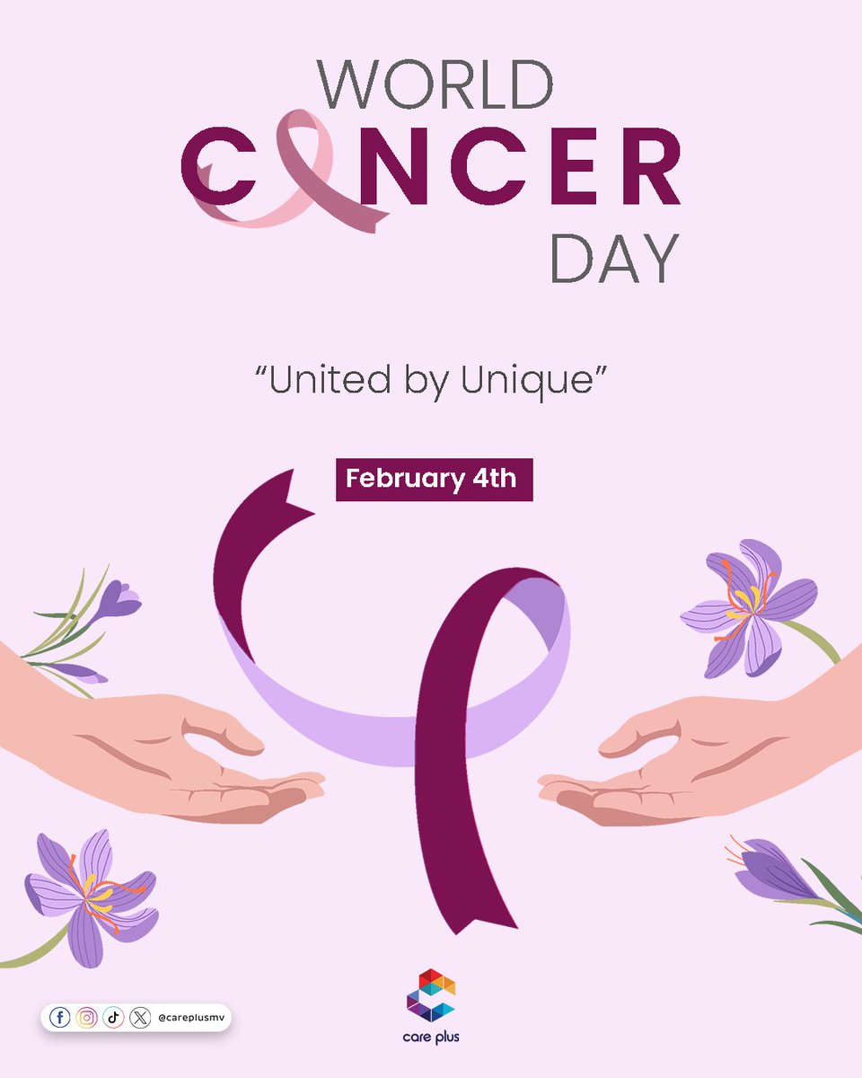 careplusmv's tweet image. “United by Unique”

#careplusmv #WorldCancerDay2025