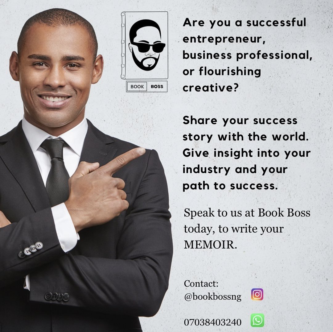 BookBossNG's tweet image. #OurService #Ghostwriter