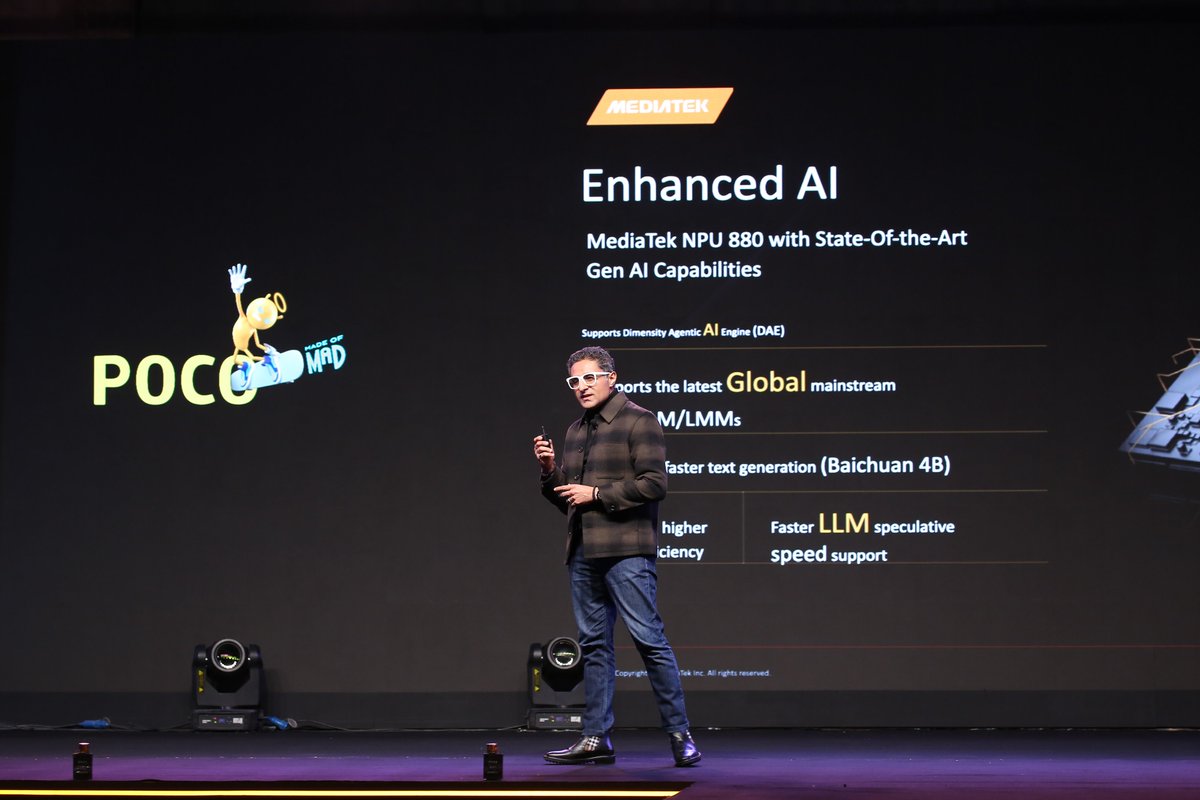 KapsiSaif's tweet photo. The Dimensity 8400-Ultra powered #POCOX7Pro is my perfect match! Lightning-fast performance, epic gaming sessions, and a battery that lasts all day! #Dimensity8400
#MediaTekConnect
@MediaTekIndia @91mobiles @IndiaPOCO @AnujSidharth @Himanshu_POCO https://t.co/wEfyDZuoG9