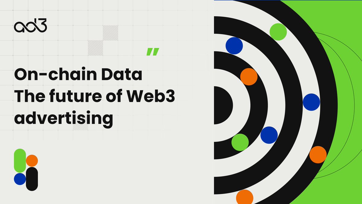 Ad3Network's tweet photo. From #Hyperliquid to $TRUMP, on-chain data is set to dominate in 2025. 🔑

As more users move on-chain, #Ad3 is here to turn wallet data into real-world targeting, making Web3 ads smarter and more personalized. 🔥

#Ad3 #Web3 #OnChainData https://t.co/DJrAA1Xrr8