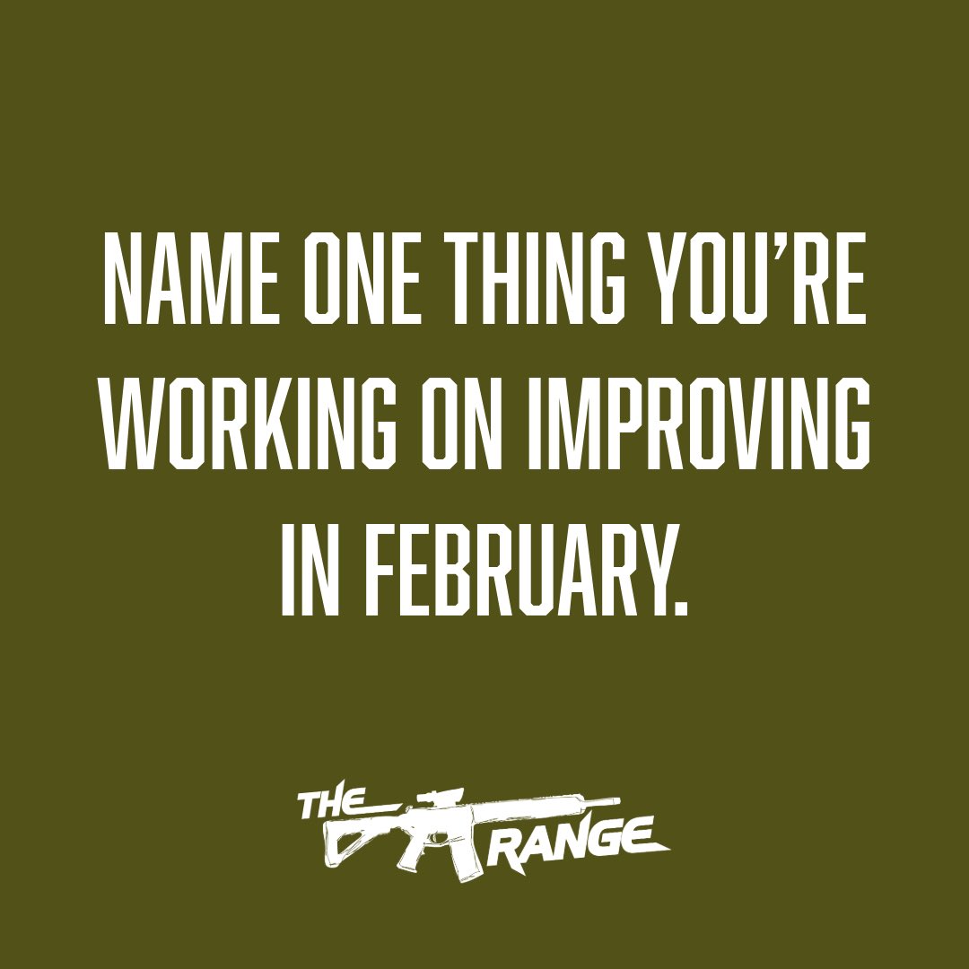 TheRangeLLC's tweet photo. What are YOU working on? https://t.co/WSRQWykuO0