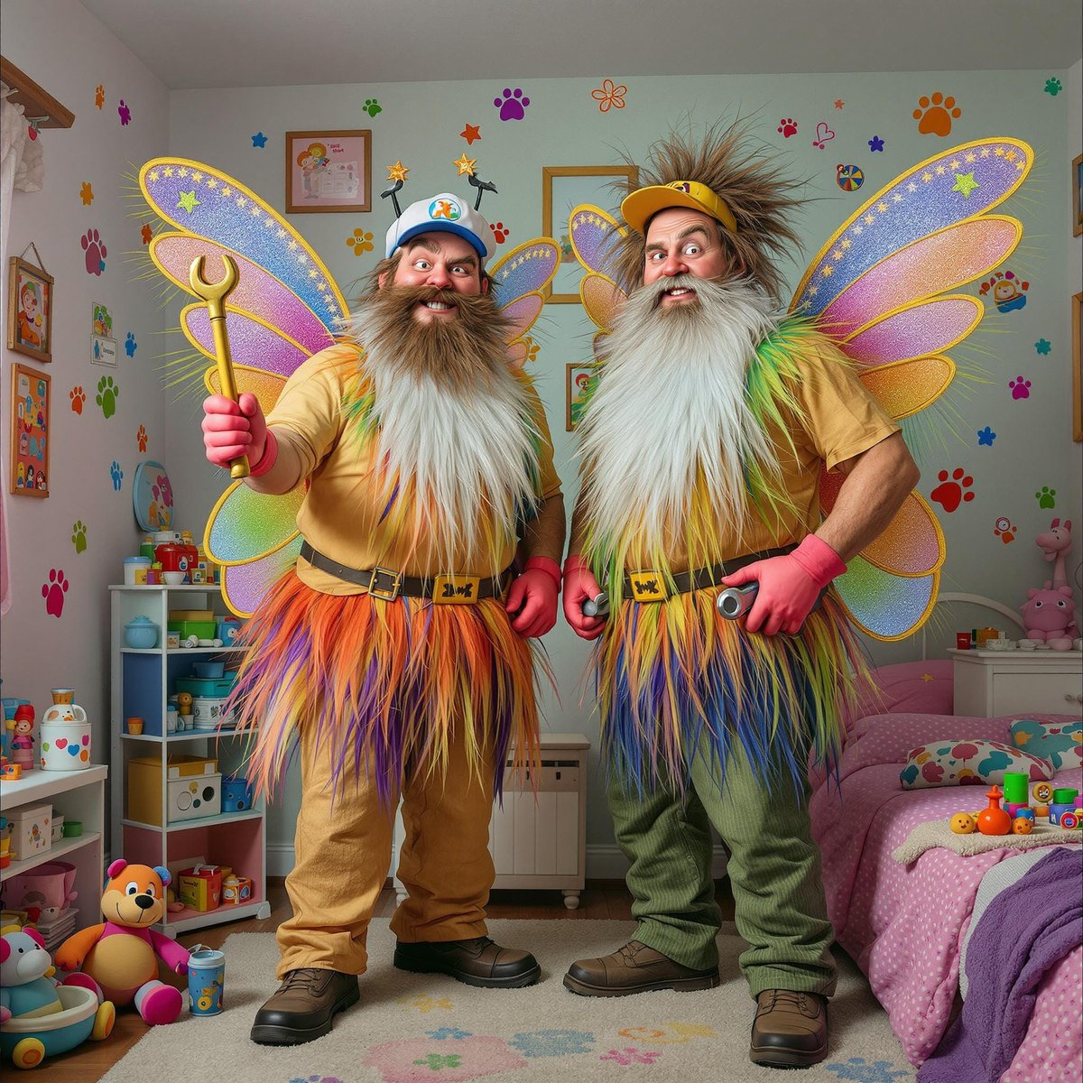 ArcFortnight's tweet photo. Sugar Plumber Fairies
https://t.co/PQOjEYJmw7
#pun #funny #memes #meme #punny #joke #dadjokes #jokes #funnymemes #memesdaily #dadjoke #punsfordays #fun #dankmemes #aiart #punstagram #comedy #badpuns #badjokes #punsworld #laugh #punsarefun #dadjokesfordays #wordplay #badpun https://t.co/NuFHxnHBdL