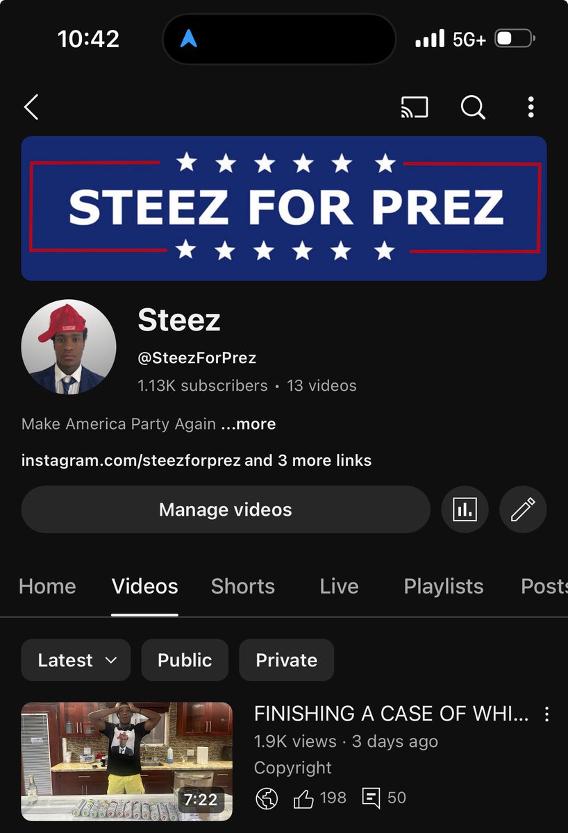 SteezForPrez's tweet photo. New video dropping this week❤️

https://t.co/n1jLY6GTsL https://t.co/nxP0OtX6Qg