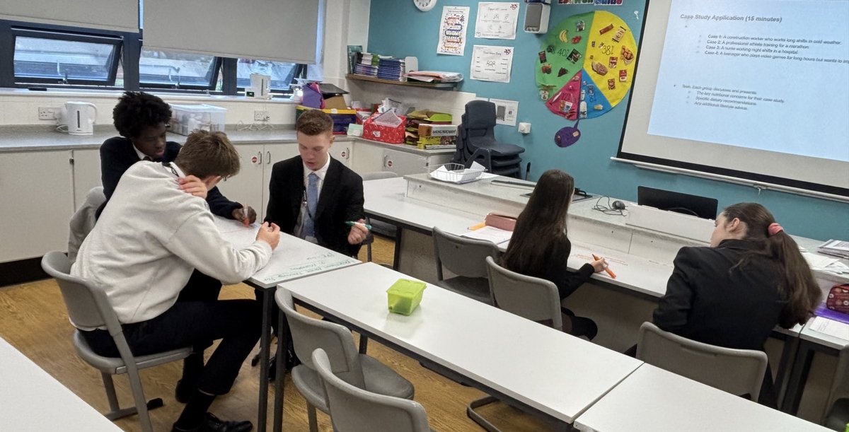 AGS_FT's tweet photo. Y12 collaboratively planning how to answer a case study question. Learning through talk, discussing ideas, challenging each other to think deeper, to justify their answers,really helps when planning how to answer exam questions. #curiosity #deeperthinking #oracy #learnthroughtalk https://t.co/Ryv0zDL2K7