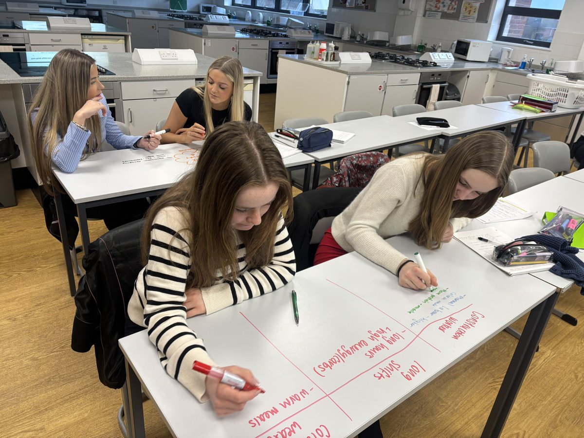 AGS_FT's tweet photo. Y12 collaboratively planning how to answer a case study question. Learning through talk, discussing ideas, challenging each other to think deeper, to justify their answers,really helps when planning how to answer exam questions. #curiosity #deeperthinking #oracy #learnthroughtalk https://t.co/Ryv0zDL2K7