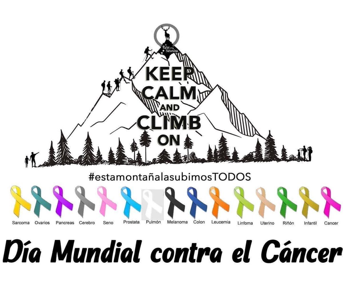 subimostodos's tweet photo. Días como estos, no se deberían celebrar. Día Mundial contra el Cáncer. #estamontañalasubimostodos #imparablescontralaleucemia #contraelcancer #diamundialcontraelcancer https://t.co/byUB81imuM