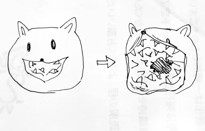 @banbanbigarrow かわいい分なにか裏があると思ってしまいますわ…
(チビちゃんにはスッさんがこんなん描いたって内緒にしといてくださいね!🤣) 