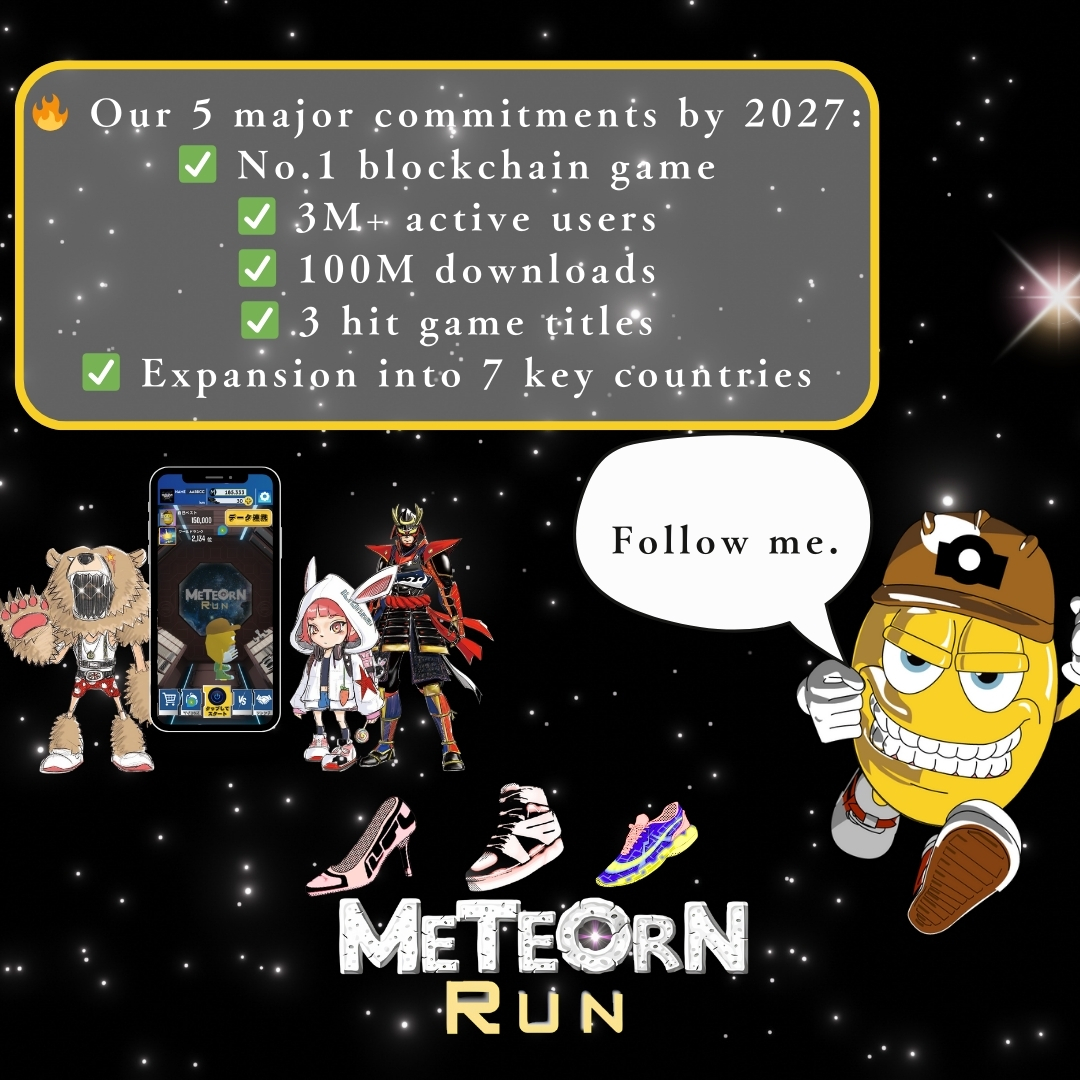 Meteon Run ‖ NFT running game👣🌎 tweet media