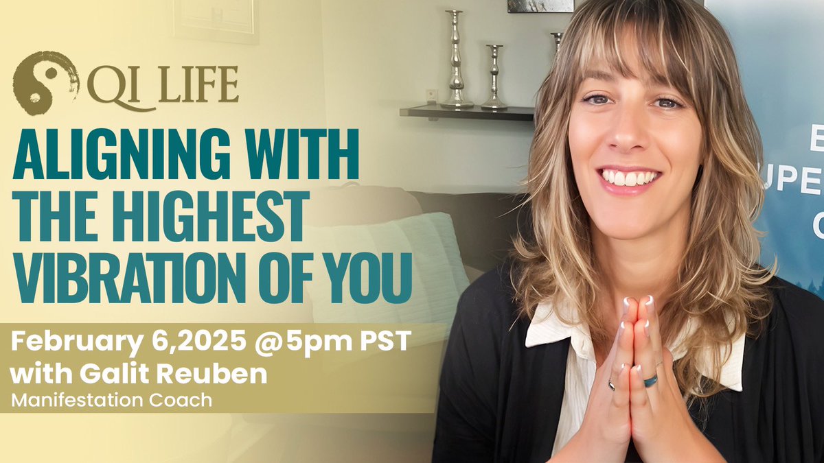 QiLifeMastery's tweet image. 🔗 𝙍𝙀𝙂𝙄𝙎𝙏𝙀𝙍 𝙉𝙊𝙒us02web.zoom.us/webinar/regist…💫 One decision can change everything. Align with your highest self &amp;amp; watch your life transform!🔮 See you there! #EnergyHealing #QiCoil #FrequencyHealing #TransformYourLife
