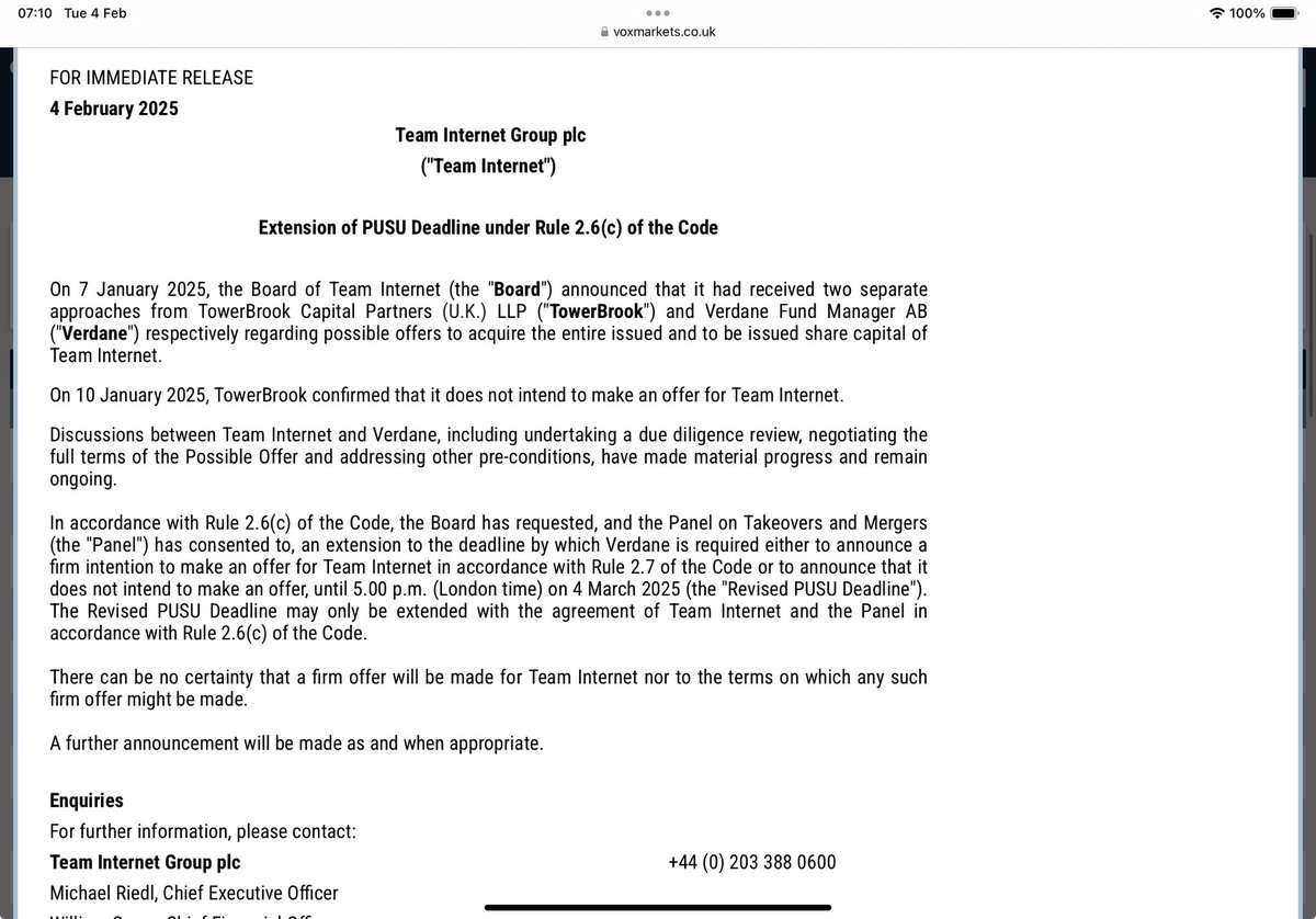 reb40's tweet image. #TIG A further PUSU extension to 04/03

I’m stating to get flashbacks to #EQLS 😳