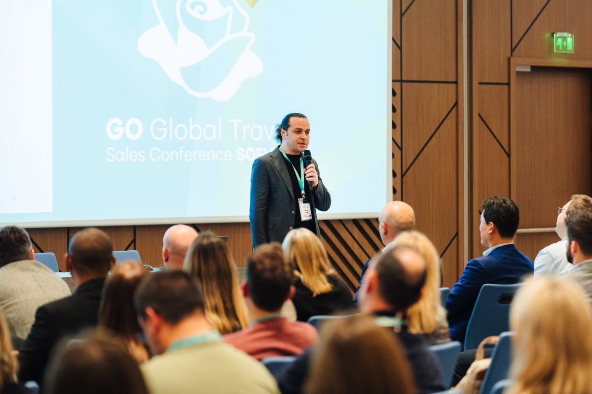 adoniscomtr's tweet photo. https://t.co/9MHI1TQG42 olarak GoGlobal Travel'ın Sofya'da düzenlediği satış konferansında sunumlarımızı gerçekleştirdik.
Harika bir etkinlik gerçekleştiren bu değerli ekibin arasında yer aldığımız için çok mutluyuz. 2025'te birlikte büyük başarılara imza atmaya sabırsızlanıyoruz https://t.co/UtioEvEDvX