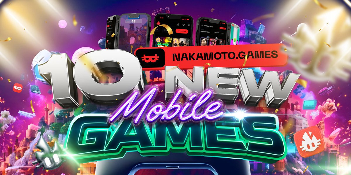 <a href="/NakamotoGames/">Nakamoto.Games</a> is breaking records - 10 games in 7 days, unprecedented &amp; unheard in the web3 gaming space! 🗿

And all of these games will be available on #NAKA app on both #IOS &amp; #Android devices 📲

The $NAKA team deserves massive recognition for showing continued resilience in