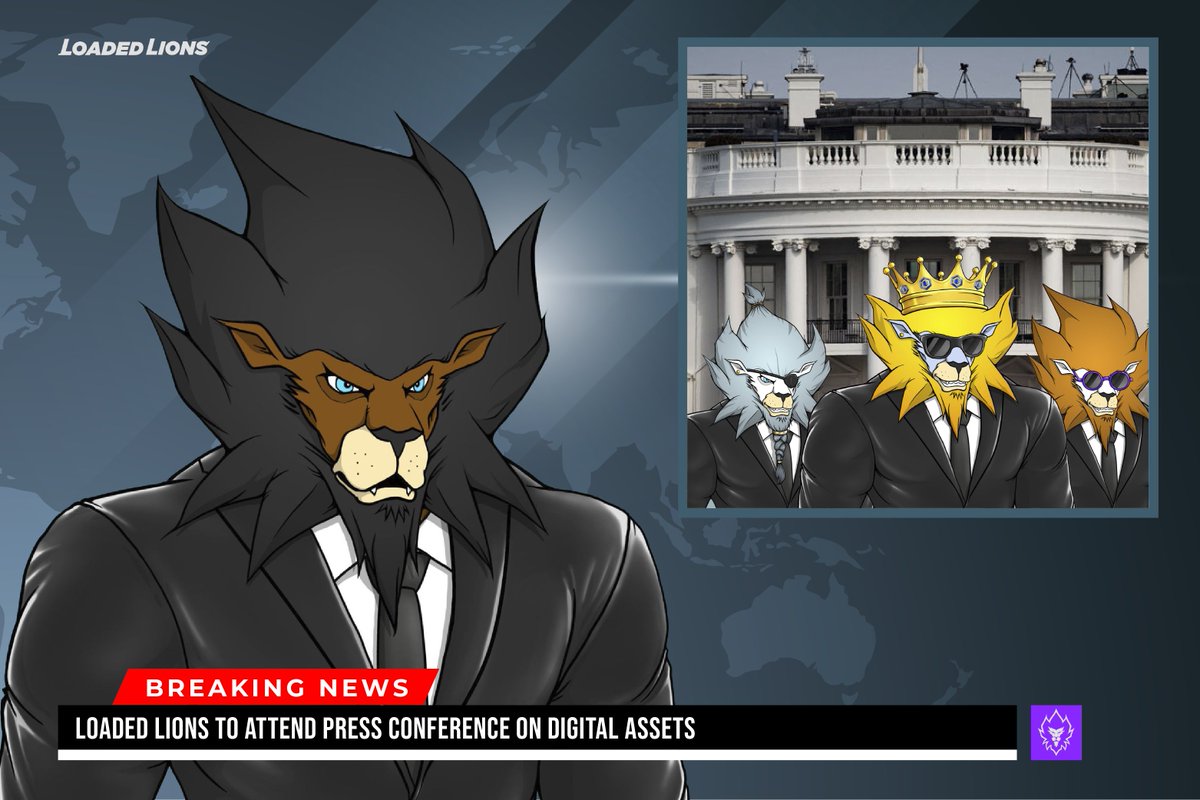 🚨 BREAKING 🚨
The Loaded Lions are attending the Digital Assets Press Conference! What will David Sacks share on $LION? 🦁🤔