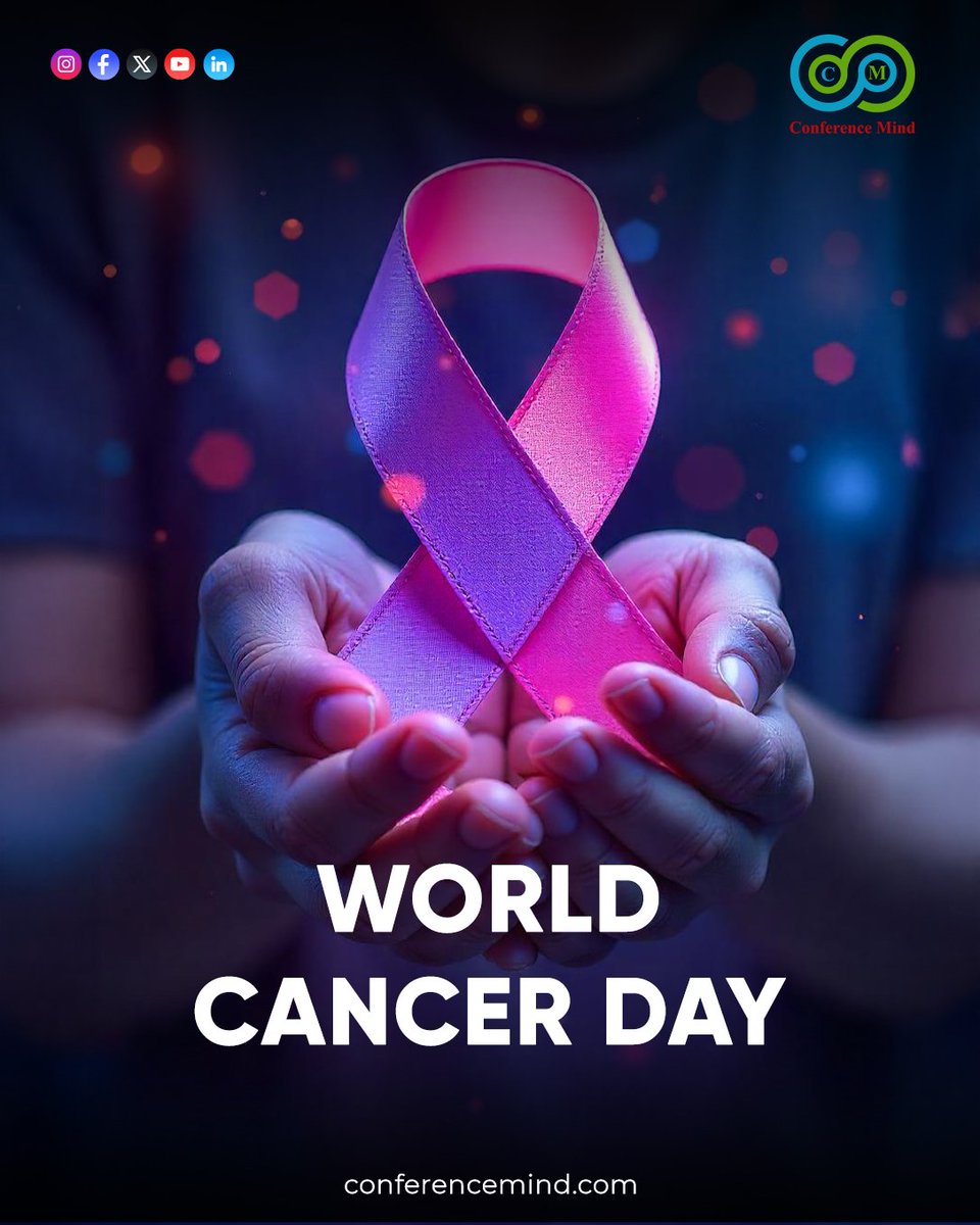 Cancer research needs unity, innovation, action, and mostly #CancerAwareness!
On this #WorldCancerDay, let’s support the scientists and experts working toward a cancer-free future. 

🎗️ Together, we can make a difference!
#ResearchMatters #TogetherWeFight #ConferenceMind
