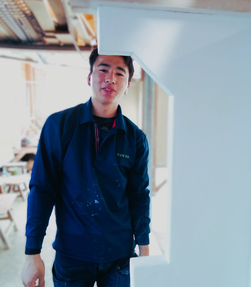 miyakun525583's tweet image. 左官・タイル施工科の技能照査が無事に終了しました。
左官・タイル科には、副田工業・岩佐工業・サンエク・エクステリアメイクアップの4事業所から大切な社員を訓練生として送り出して頂いています。訓練生たちは確実にスキルアップ言い換えれば精進！しています。＃左官