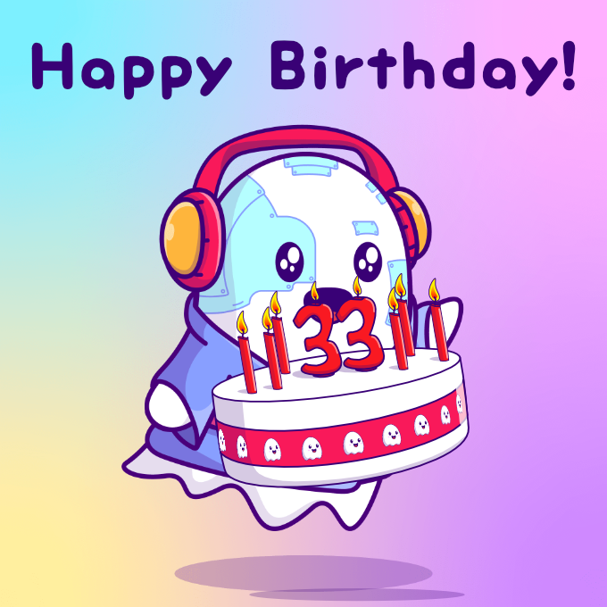 Happy Bday Buddy! 👻❤️🫡🎈