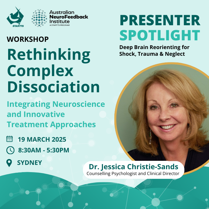anfi_org_au's tweet photo. 💥 Discover how Deep Brain Reorienting (DBR) is transforming trauma recovery with Dr. Jessica Christie-Sands at Rethinking Complex Dissociation!
🔗 Register today! https://t.co/xYv50WUsZW
#DeepBrainReorienting #TraumaRecovery #MentalHealth #RethinkingComplexDissociation #DBR https://t.co/mOIiBp0KBY