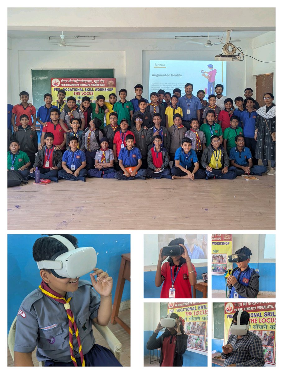 khurda_road's tweet image. This is the world of practical knowledge and skills. Empowering our future resources 💪💪#vocationalskill #AIandRobotics @EduMinOfIndia @KVS_HQ @BhubaneswarRo