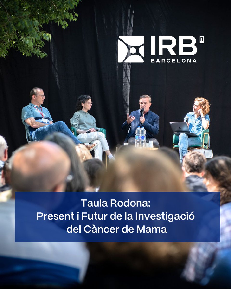IRB Barcelona (@irbbarcelona) on Twitter photo 💬 Demà! Taula rodona: "Present i Futur de la Recerca del #CàncerDeMama"
Ponents:
🗣️ Dr. <a href="/RogerGom1/">GomisLab</a> (#IRBBarcelona)
🗣️ Dr. César Serrano <a href="/DrCeSarcoma/">César Serrano García</a> (<a href="/vallhebron/">Vall d'Hebron</a>- <a href="/VHIO/">Vall d’Hebron Institute of Oncology (VHIO)</a>)
🗣️ Carme Segura, pacient de càncer de mama
🎙️ Modera: <a href="/mcatanzaro/">Michele Catanzaro</a>, periodista científic
🗓️ Quan? Demà 💬 Demà! Taula rodona: "Present i Futur de la Recerca del #CàncerDeMama"
Ponents:
🗣️ Dr. <a href="/RogerGom1/">GomisLab</a> (#IRBBarcelona)
🗣️ Dr. César Serrano <a href="/DrCeSarcoma/">César Serrano García</a> (<a href="/vallhebron/">Vall d'Hebron</a>- <a href="/VHIO/">Vall d’Hebron Institute of Oncology (VHIO)</a>)
🗣️ Carme Segura, pacient de càncer de mama
🎙️ Modera: <a href="/mcatanzaro/">Michele Catanzaro</a>, periodista científic
🗓️ Quan? Demà