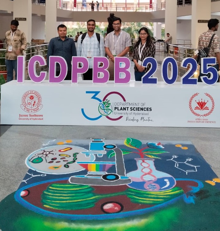 PCDB Lab IISERB (@pcdb_lab_iiserb) on Twitter photo Congratulations to <a href="/SWAGATAM_20/">Swagatam Das 20282</a>, MS dissertie in
<a href="/pcdb_lab_iiserb/">PCDB Lab IISERB</a> <a href="/sdatta7925/">souravdatta</a>, for winning the best poster award at the International Conf. on Developments in Plant Biology & Biotechnology, held at SLS, Uni. of Hyderabad from 29-31 Jan 2025.
<a href="/DBS_IISERB/">Dept of Biological Sciences (DBS), IISER Bhopal</a> <a href="/iiserbhopal/">IISER Bhopal</a>. Congratulations to <a href="/SWAGATAM_20/">Swagatam Das 20282</a>, MS dissertie in
<a href="/pcdb_lab_iiserb/">PCDB Lab IISERB</a> <a href="/sdatta7925/">souravdatta</a>, for winning the best poster award at the International Conf. on Developments in Plant Biology & Biotechnology, held at SLS, Uni. of Hyderabad from 29-31 Jan 2025.
<a href="/DBS_IISERB/">Dept of Biological Sciences (DBS), IISER Bhopal</a> <a href="/iiserbhopal/">IISER Bhopal</a>.
