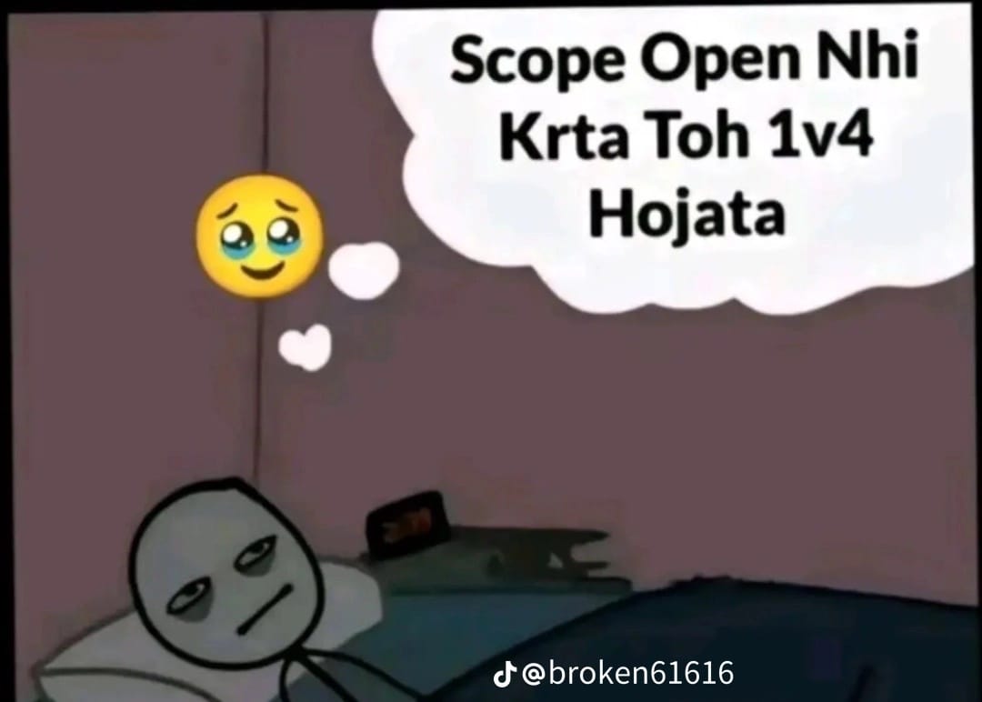ItxALI_'s tweet photo. Kash scope open na Karta🥹😂
#PUBGMOBILE https://t.co/ZxxpWbIMVb