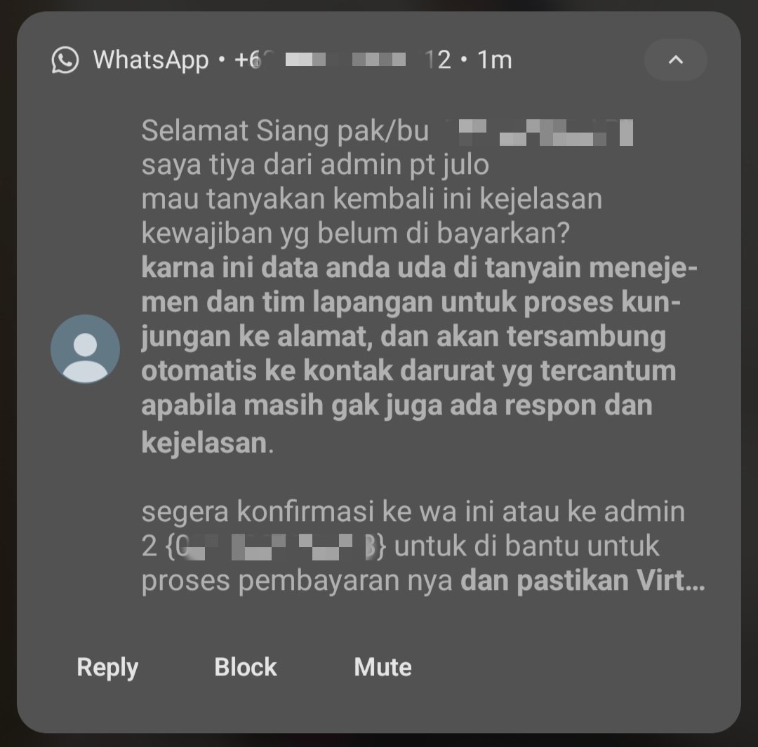 TimeforDinner2's tweet image. Yg lagi telbay Julo, pernah ada yg dapet WA kek gini ga ya? Ini beneran FC bakalan dateng atau ga? 😭🙏