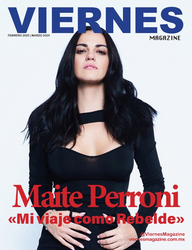 teammaitepp's tweet photo. 👑👑 #MaiteP en la portada de la revista #viernes mes de #Febrero 🔥🖤🌹🫶🤩 @maiteperroni
.
#NewsPost #MaiteP #Perú #Instagram #MaitePFansPerú #TeamMaitePPeru https://t.co/8KWdZyWwlz