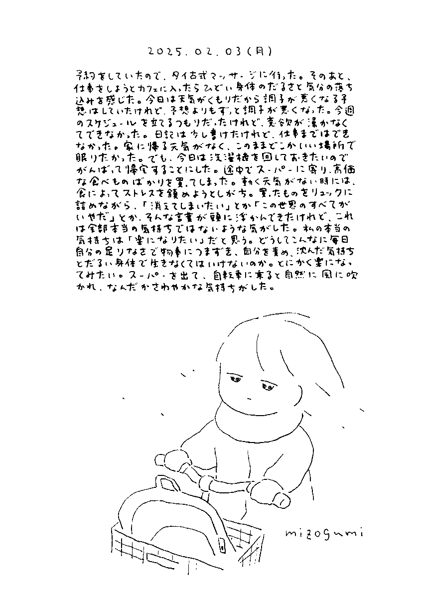 2月3日の絵日記 
