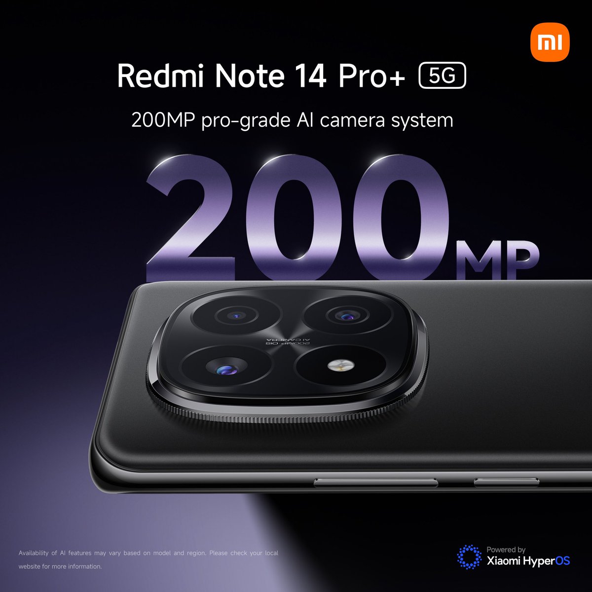 Xiaomi_ZA's tweet photo. π₯ Say Hello to the Beast β Redmi Note 14 Pro+!
πΈ 200MP Camera β Take crystal-clear shots
β‘ 120W HyperCharge β No time to waste
π Snapdragon 7s Gen 3 β Pure performance power
Ready to experience greatness?
#RedmiNote14Pro #LevelUpToPro https://t.co/THlyMgGiTu
