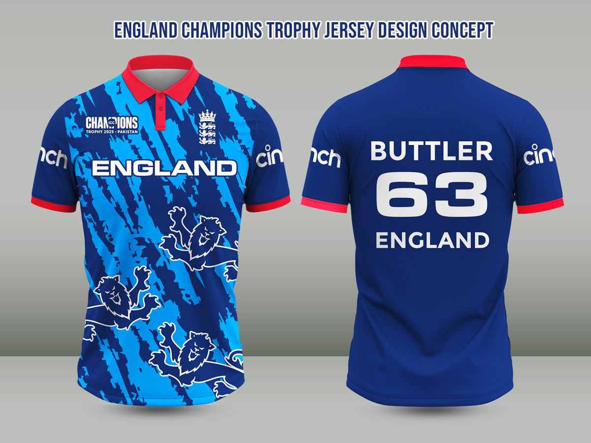 fansdesigns's tweet photo. Hey @englandcricket 
 Thank You For Watching! 
This is a new kit design for your upcoming event champions trophy jersey concept
https://t.co/oIFqaEeT05
For Fast response Whatsapp : +8801629758404

#Jersey #jerseydesign #England #englandjersey #ChampionsTrophy2025 #BrianMurphy https://t.co/R5b3SxxLQ3