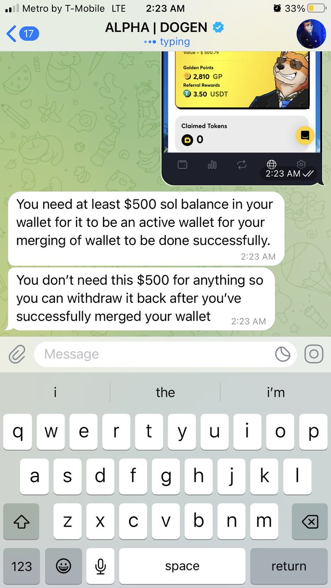 scwthomas772's tweet photo. @DogenMeme can someone verify this for me??? https://t.co/LSlYLboiXO