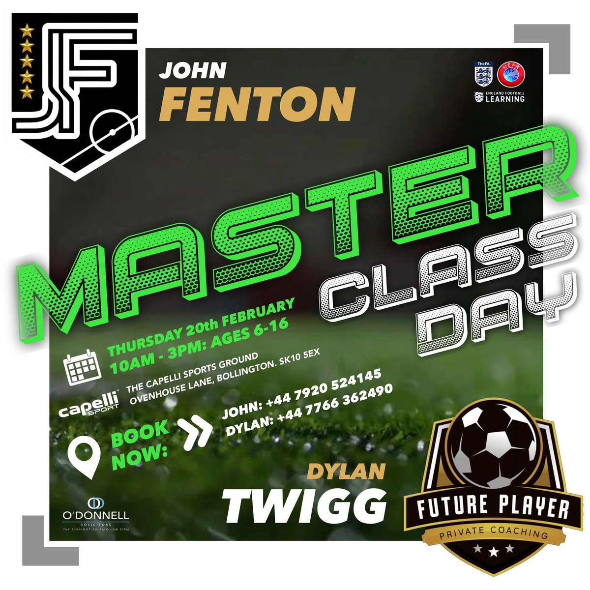 John Fenton (@elitesoccer9) on Twitter photo A unique opportunity to be coached by highly experienced UEFA/FA Licenced Premier League Academy Coaches on 20th Feb <a href="/bollyunited/">Bollington United</a> #technical #skills #football #development #bollington #macclesfield #cheshire A unique opportunity to be coached by highly experienced UEFA/FA Licenced Premier League Academy Coaches on 20th Feb <a href="/bollyunited/">Bollington United</a> #technical #skills #football #development #bollington #macclesfield #cheshire