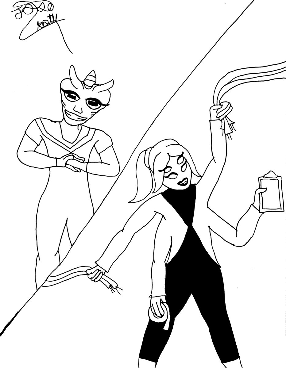 KotyJeWolferS's tweet photo. Dia 4: intercambio
escogi a materia gris y a 4 brazos por que en la ficcion se suele ver a la inteligencia y a la fuerza como polos opuestos
#SanValentrix2025 #Chaquetrixfanart #carnitrix #chambatrix #SATnitrix https://t.co/irqItcV0KV