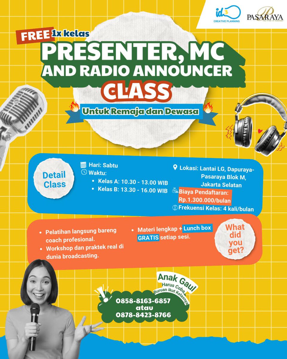 JadiPresenter's tweet photo. Gas ken yang mau daftar nyak..
#PresenterMCradio https://t.co/EuKMGwfcdQ