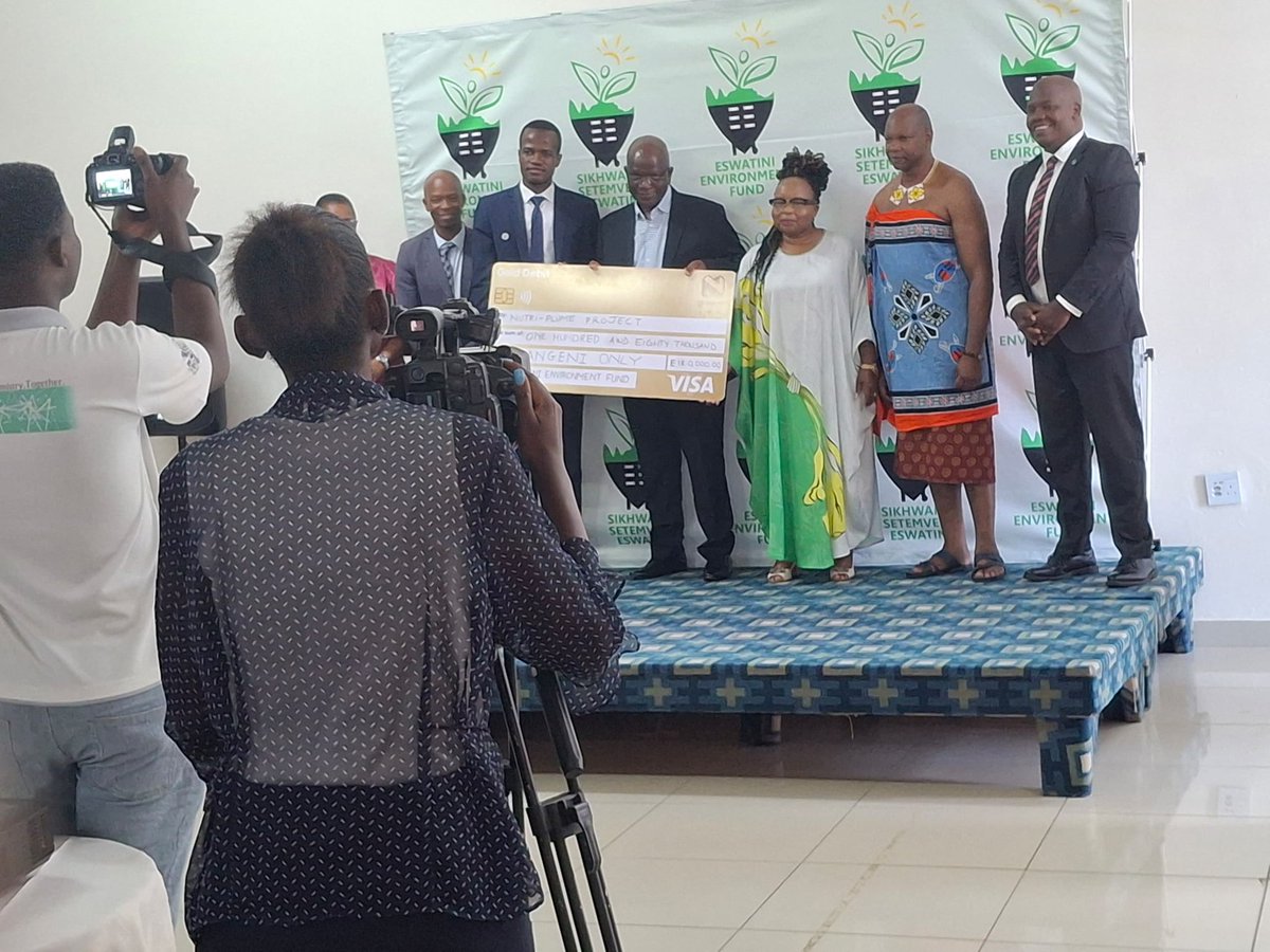 CONGRATULATIONS 🎊 We are proud of our National Champions UNESWA Luyengo Campus, who have been awarded a whopping E180 000 towards their project, Nutri Plume!

We extend our gratitude to the Eswatini Environment Authority  and Eswatini Environment Fund for this opportunity.