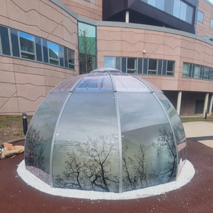 🏥 Alder Hey 💙 (@alderhey) on Twitter photo We’re creating a 'Base Camp', a bespoke dome on our grounds, fully funded by <a href="/AlderHeyCharity/">Alder Hey Children’s Charity</a>, providing an alternative non-clinical location for children & young people to access CAMHS. It will focus on nature & arts-based social prescribing activities #ChildrensMentalHealthWeek We’re creating a 'Base Camp', a bespoke dome on our grounds, fully funded by <a href="/AlderHeyCharity/">Alder Hey Children’s Charity</a>, providing an alternative non-clinical location for children & young people to access CAMHS. It will focus on nature & arts-based social prescribing activities #ChildrensMentalHealthWeek