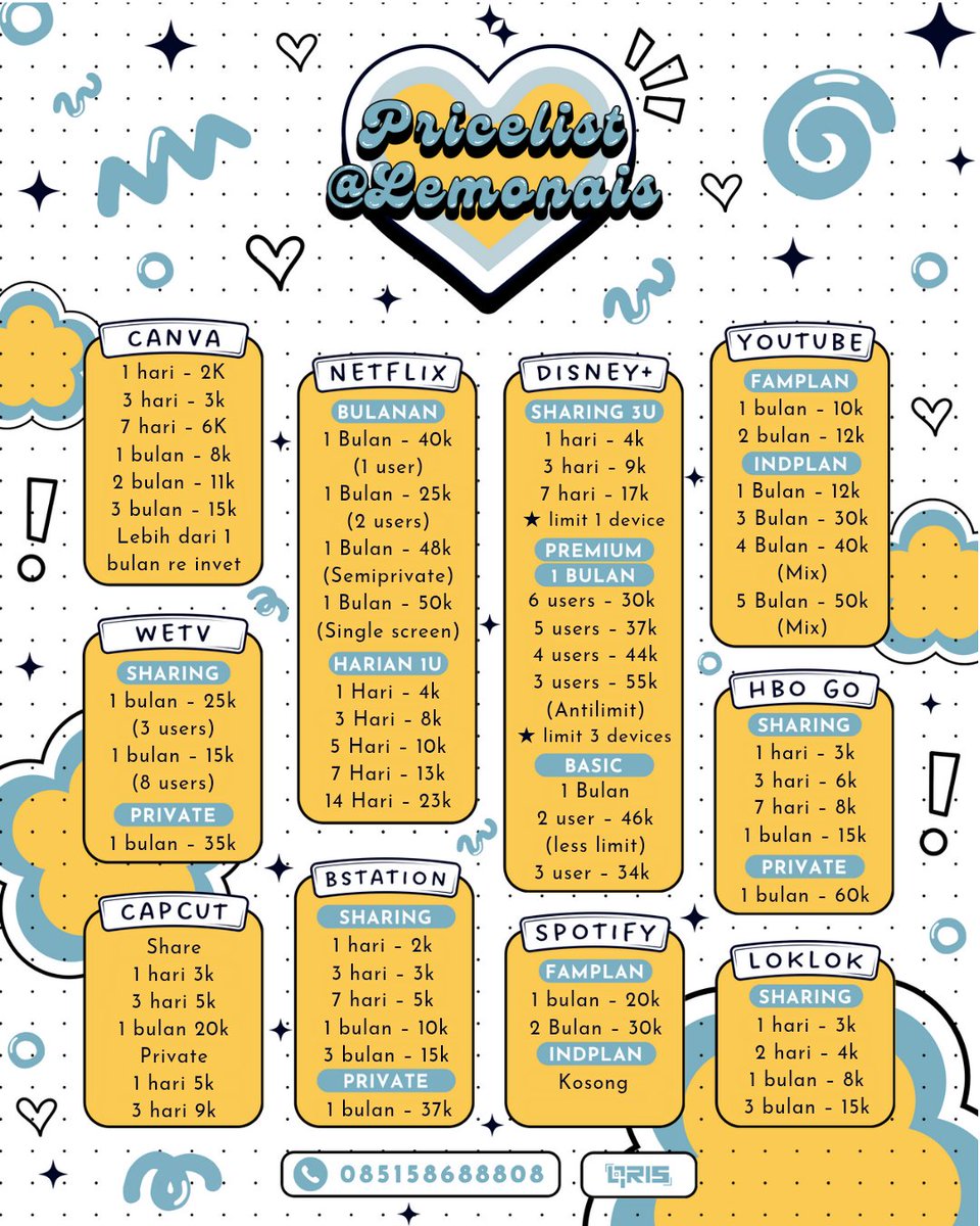 💌haloo akaak... !
Di <a href="/lemonnais/">Vision+ 1 hari 8k ajaaa! | Uwik ✿ಇ</a> adaaa
💐fast respon
💐full garansi dan ga ilang ilangan bisa wa jugaa yuk 🏃🏻‍♀️💨💨💨 wa.me/6285158688808