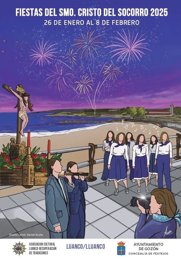 mundogaita's tweet photo. 👉🏻 La banda gaites “Cabu Peñes” tocará mañana nes fiestes del Cristo de Socorro ⛪️ en #Lluanco
📅 5 Febreru
🕤 9:30h
📍Luanco
#bandagaites #pipeband #gaita #bagpipe #mundogaita https://t.co/q4IV3lzTm5