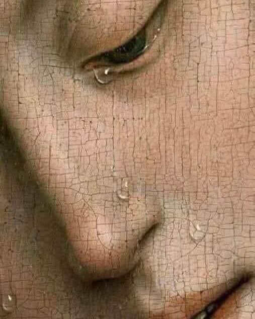 coetenteMente's tweet photo. #Craquelure: quando la tessitura pittorica #deveRinunciare all'unità.
Un po' come le mie gonadi in questo martedì
🎨 Rogier van der Weyden, Deposizione dalla croce (part.) (1435-1440) https://t.co/oczYsBhIW9