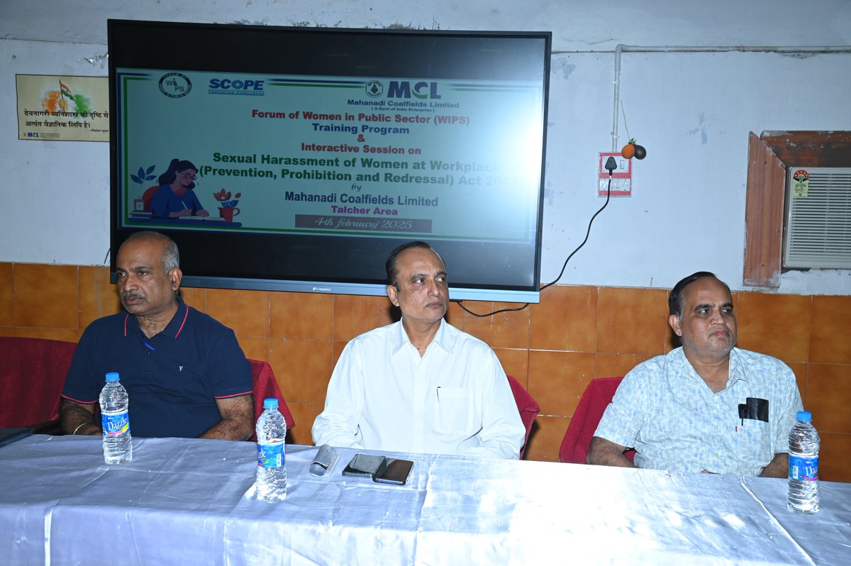 TalcherArea_MCL's tweet photo. A workshop on awareness of Sexual Harassment of Women at Workplace was organized by WIPS Talcher Area where female employees participated in huge numbers. General Manager Talcher Area and other executives were also present during the workshop.
@mahanadicoal https://t.co/x8oJHqgdQH