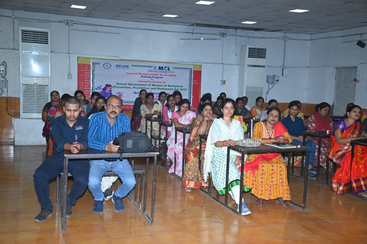 TalcherArea_MCL's tweet photo. A workshop on awareness of Sexual Harassment of Women at Workplace was organized by WIPS Talcher Area where female employees participated in huge numbers. General Manager Talcher Area and other executives were also present during the workshop.
@mahanadicoal https://t.co/x8oJHqgdQH