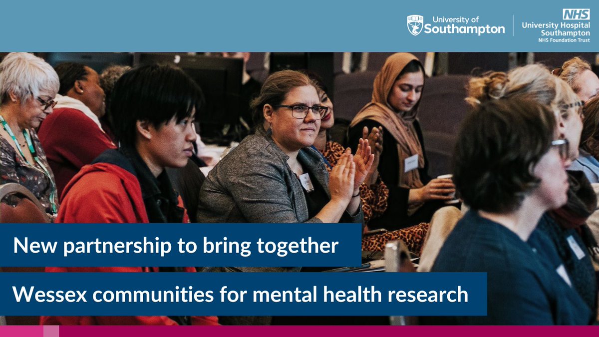 Health Research | Southampton (@uhsftresearch) on Twitter photo Mental health areas of most concern to local communities are targeted by a new collaboration in the South 🤝🏥
It's excellent to see <a href="/arc_wessex/">NIHR Applied Research Collaboration Wessex</a> partnering with Raising Voices in Research (RViR), led by <a href="/ActionHants/">Action Hampshire</a> and supported by <a href="/UHSFT/">University Hospital Southampton 💙</a>.
Learn more 👉 research.uhs.nhs.uk/news/new-partn… Mental health areas of most concern to local communities are targeted by a new collaboration in the South 🤝🏥
It's excellent to see <a href="/arc_wessex/">NIHR Applied Research Collaboration Wessex</a> partnering with Raising Voices in Research (RViR), led by <a href="/ActionHants/">Action Hampshire</a> and supported by <a href="/UHSFT/">University Hospital Southampton 💙</a>.
Learn more 👉 research.uhs.nhs.uk/news/new-partn…