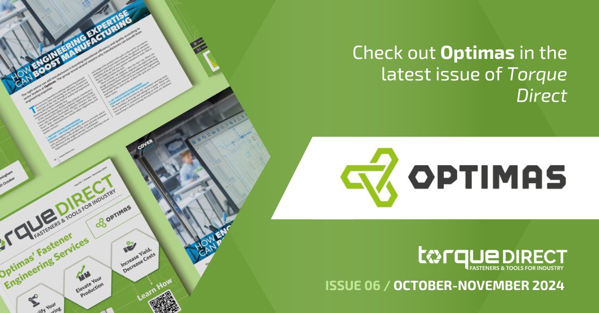 Torque Direct (@torque_direct) on Twitter photo Expert advice can significantly improve operational efficiency and product quality for manufacturers, say leaders at <a href="/Optimas_S/">Optimas Solutions</a>, who outline key benefits of leveraging engineering expertise.
Read more in Torque Direct's latest issue here - loom.ly/xCEF4ig
#Torque Expert advice can significantly improve operational efficiency and product quality for manufacturers, say leaders at <a href="/Optimas_S/">Optimas Solutions</a>, who outline key benefits of leveraging engineering expertise.
Read more in Torque Direct's latest issue here - loom.ly/xCEF4ig
#Torque