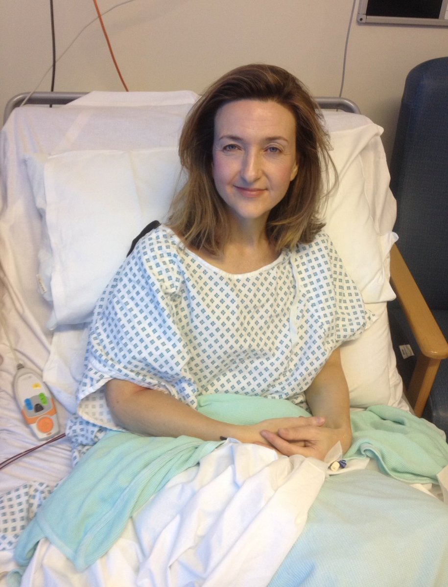 It's World Cancer Day and 10 years ago this year I was diagnosed with breast cancer. I can't believe it was a decade ago

This is me in hospital waiting to have a mastectomy. I'm smiling but god I was so anxious, so worried I wouldn't wake up from the anaesthetic

If you are