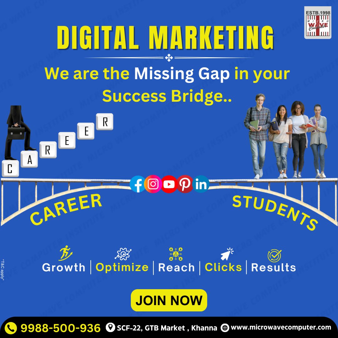 komalkumar39022's tweet photo. Digital Marketing course 
A Digital Marketing course provides hands-on knowledge of online strategies, including SEO, social media, and paid ads, to boost brand visibility and engagement.
#DigitalMarketing #OnlineMarketing
https://t.co/3YirOZ9rhP https://t.co/PTNRoirsnC